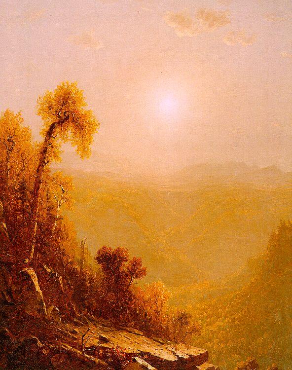 Sanford Robinson Gifford October in the Catskills Spain oil painting art